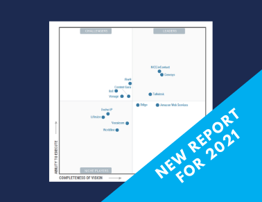 Gartner Magic Quadrant for CRM & Customer Engagement Centre 2021